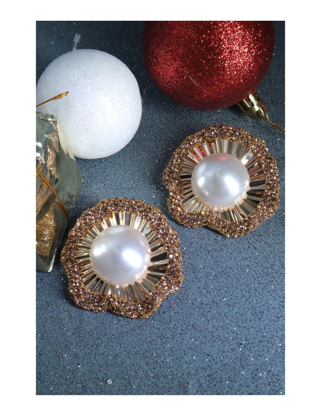 Celeste Pearl Statement Earrings