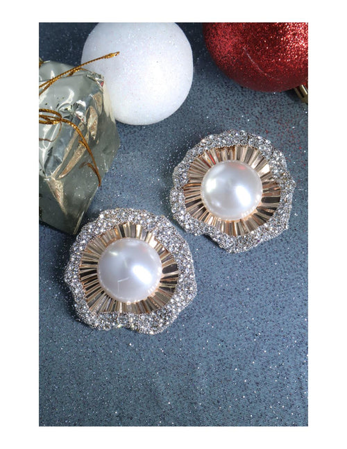Celeste Pearl Statement Earrings